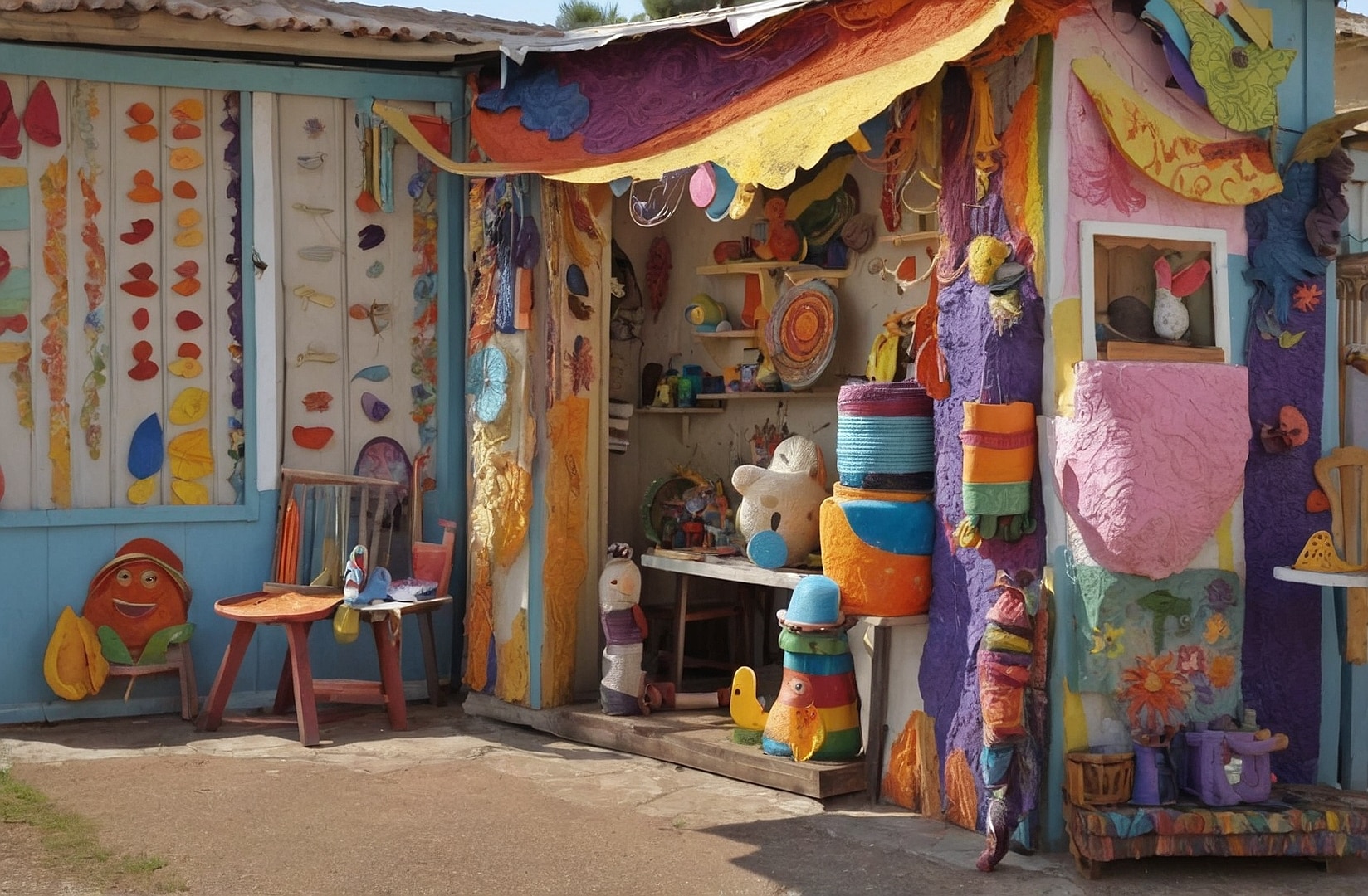 Creatividad en carpintería de metal.