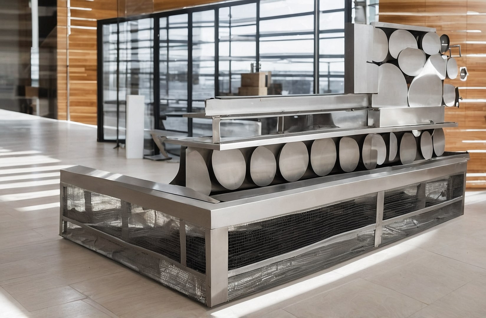 Estructura metálica ingeniosa