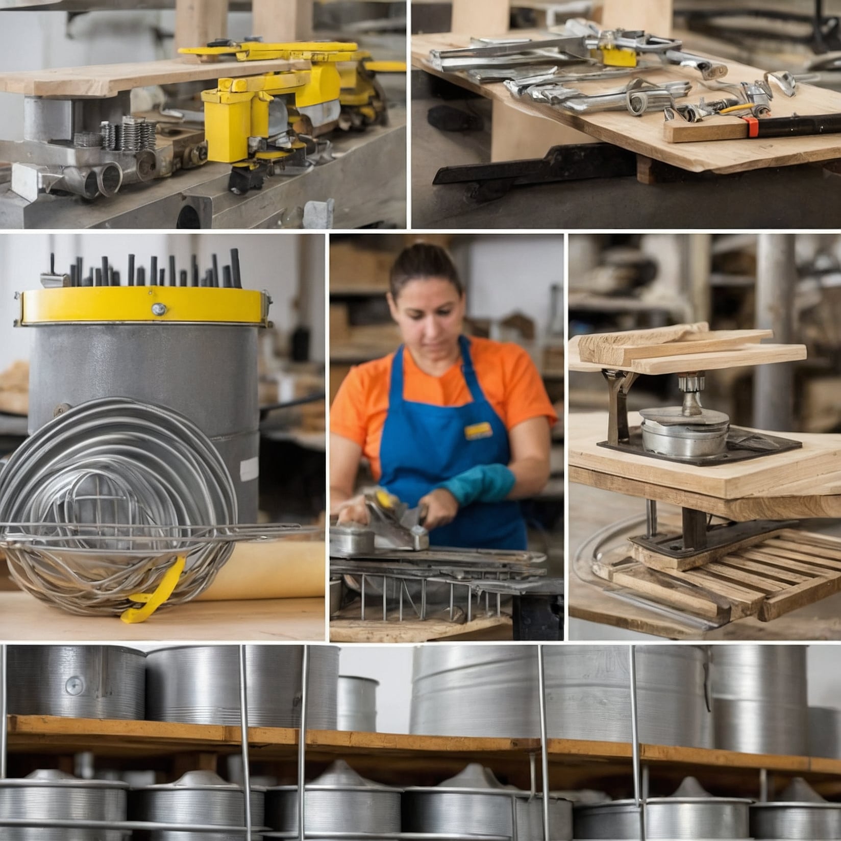 Arte con aluminio y metal